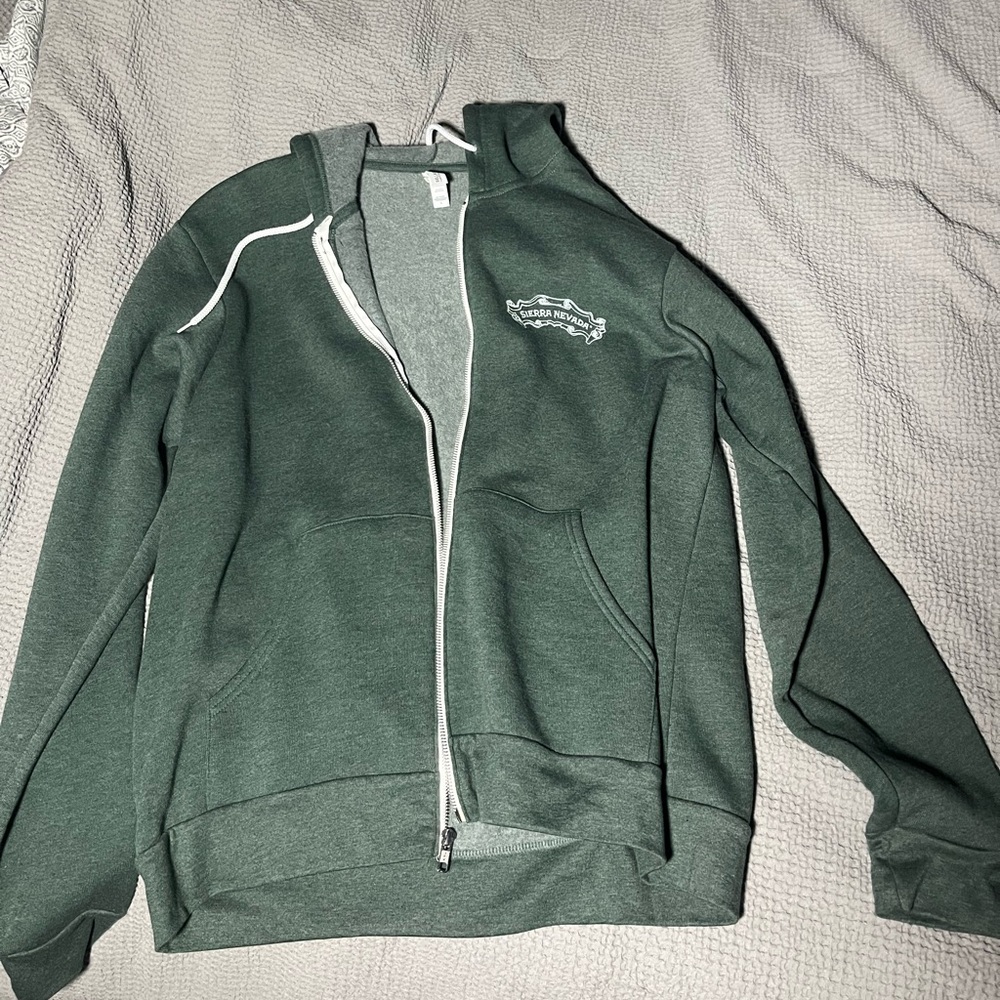 Sierra Nevada Beer Zipup hoodie SizeL